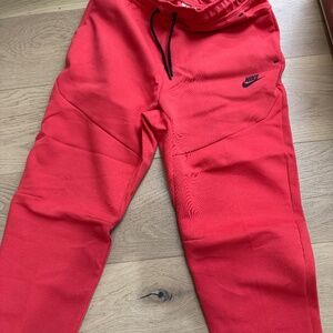 Nike tech fleece  sweatpants Red M